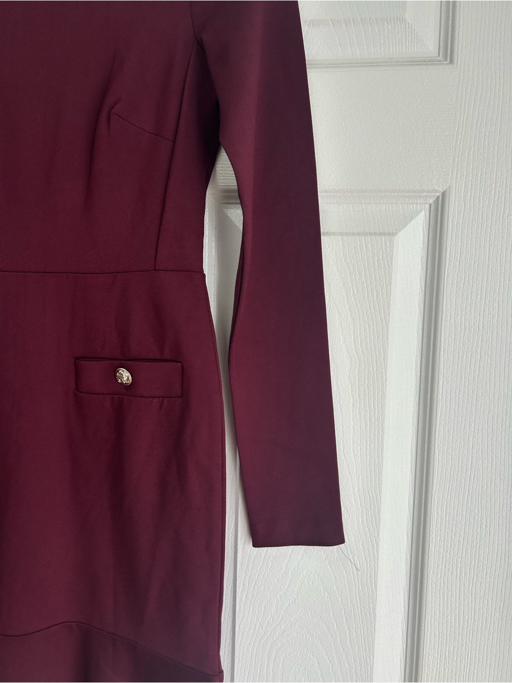 Ann Taylor Long Sleeve Knit Office Business Dress - Picture 3 of 4